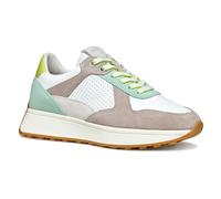 Geox D Amabel A, Scarpe da Ginnastica Donna, White/Lt Taupe, 38 EU