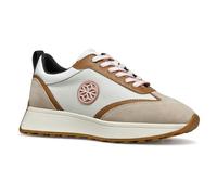 Geox D Amabel A, Scarpe da Ginnastica Donna, Lt Taupe/White, 40 EU