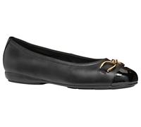 Geox D Annytah A, Balletto Piatto Donna, Nero, 36 EU