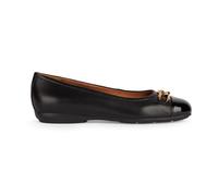 Geox D Annytah A, Balletto Piatto Donna, Nero, 38.5 EU