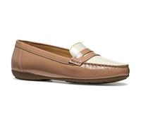 Geox D ANNYTAH Moc A - Mocassino Donna, Beige/Papyrus,