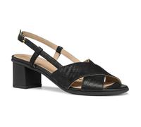 Geox D AURELY 50 A, Sandalo con Tacco Donna, Black, 35 EU