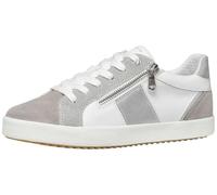 Geox Scarpe da Ginnastica da Donna D BLOMIEE E, Bianco/Gonna, Taglia 41 EU