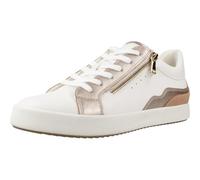 Geox D BLOMIEE J, Scarpe da Ginnastica Donna, Optic White/Nude, 38 EU