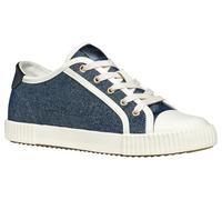 Geox D BLOMIEE B, Scarpe da Ginnastica Donna, Navy/Optic White, 39 EU