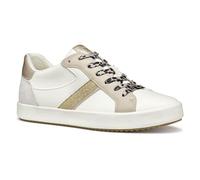 Geox D BLOMIEE C, Scarpe da Ginnastica Donna, Optic White/Beige, 35 EU
