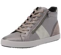 Geox D Blomiee D, Scarpe da Ginnastica Donna, Grigio Scuro, 35 EU