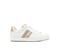 Geox D Blomiee F, Scarpe da Ginnastica Donna, White Lt Gold, 37 EU