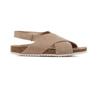 Geox D Brionia A, Sandali Piatti Donna, Grigio, 37 EU