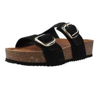 Geox D BRIONIA H A - Sandalo Piatto Donna, Black,