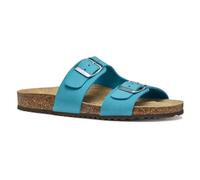 Geox D BRIONIA L - Sandalo Piatto Donna, Lt Blue,