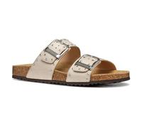 Geox D BRIONIA R I, Sandalo Piatto Donna, Papyrus, 38 EU