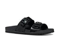 Geox D BRIONIA R M, Sandalo Piatto Donna, Black, 37 EU
