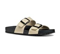 Geox D BRIONIA R M - Sandalo piatto Donna, Lt Taupe,