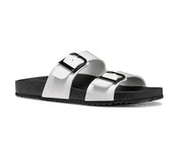 Geox D BRIONIA R M, Sandalo Piatto Donna, White, 38 EU