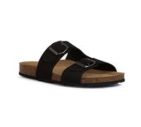 Geox D BRIONIA, Sandali Donna, Nero, 41 EU