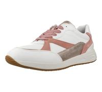 Geox Scarpe da Ginnastica Donna D BULMYA A Bianco/Corallo Chiaro Taglia 38