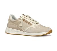 Geox Bulmya - Sneakers Traspiranti In Pelle Sabbia - Taglia 36 [23.4cm] Scarpe