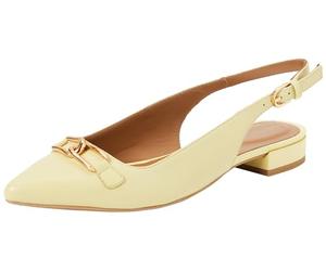 Geox D CHARYSSA Ballet Flat, LT Yellow, 39 EU, Lt Yellow, 39 EU