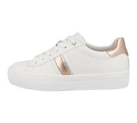 Geox D Claudin A, Scarpe da Ginnastica, Bianco Oro Rosa, 39 EU