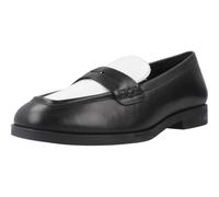 Geox D Cloridie aMocassino Donna, Nero e Bianco, 36.5 EU