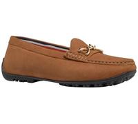 Geox D Cosmopolis + Grip Mocassino Donna, Cognac, 37.5 EU