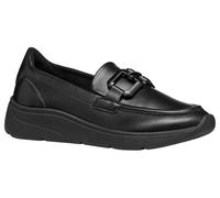 Geox D Cristael B, Moccasin Donna, Nero, 37 EU