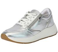 Geox D Cristael E, Scarpe da Ginnastica Donna, Argento, 37 EU