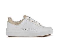 Geox D Dalyla A, Scarpe da Ginnastica Donna, Bianco Champagne, 37 EU