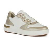 Geox D Dalyla A, Scarpe da ginnastica Donna, Bianco Oro (White/Gold II), 38 EU