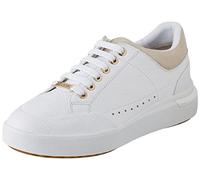 Geox D Dalyla A, Scarpe da ginnastica Donna, Bianco (White/Champagne), 36 EU