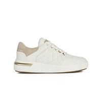Geox D Dalyla B, Sneakers Donna, Bianco/Beige (Off White/Lt Taupe), 36 EU