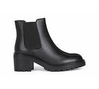 Geox D Damiana E, Stivaletti Donna, Nero, 37 EU