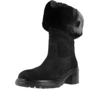 Geox D DAMIANA - Stivale alto al ginocchio, Black,