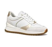 Geox D Desya A, Scarpe da Ginnastica Donna, White Lt Gold, 38 EU