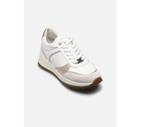 Geox D Desya A, Scarpe da Ginnastica Donna, White Lt Gold, 37 EU