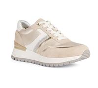 Geox D Desya, Scarpe da Ginnastica Donna, Lt Gold/Lt Taupe, 36 EU
