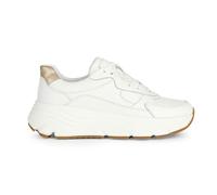 Geox D Diamanta B, Piattaforma Donna, Bianco Lt Gold, 40 EU