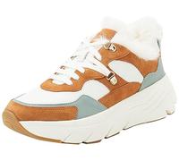 Geox D Diamanta C, Scarpe da ginnastica Donna, White Cognac, 37 EU