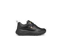 Geox D Diamanta E, Scarpe da Ginnastica Donna, Nero, 36 EU