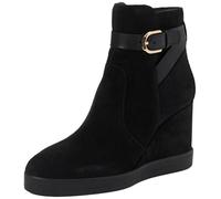Geox D Elidea Wedge A, Stivale alla Caviglia Donna, Nero, 40 EU