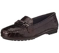 Geox D Elidia A, Mocassini Donna, Rosso (Dk Burgundy), 40 EU