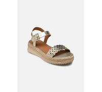 Geox D Eolie A, Sandali con Zeppa Donna, Lt Gold, 39 EU