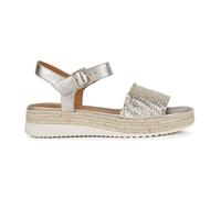 Geox D EOLIE F, Sandali con Zeppa Donna, Bronzo, 39.5 EU