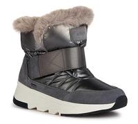 Geox D Falena B Abx, Caviglia barca Donna, Grigio Scuro, 37 EU