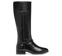 Geox D Felicity - Ginocchiera da donna, taglia 40 EU, colore: Nero, Nero, 40 EU