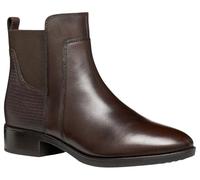 Geox D Felicity, Stivale alla Caviglia Donna, Marrone Scuro, 35 EU