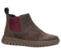 Geox Flextride - Chelsea Boots In Suede Marrone - Donna Scarpe