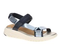 Geox D Flextride S D, Sandali con Zeppa Donna, Navy Avio, 40 EU