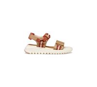Geox Sandalo da donna D FLEXTRIDE S C Wedge, beige/mattone, 37 EU